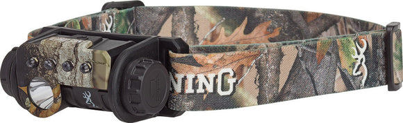 Browning Epic Elite Camo Adjustable Headlamp Rechargeable Light 8690