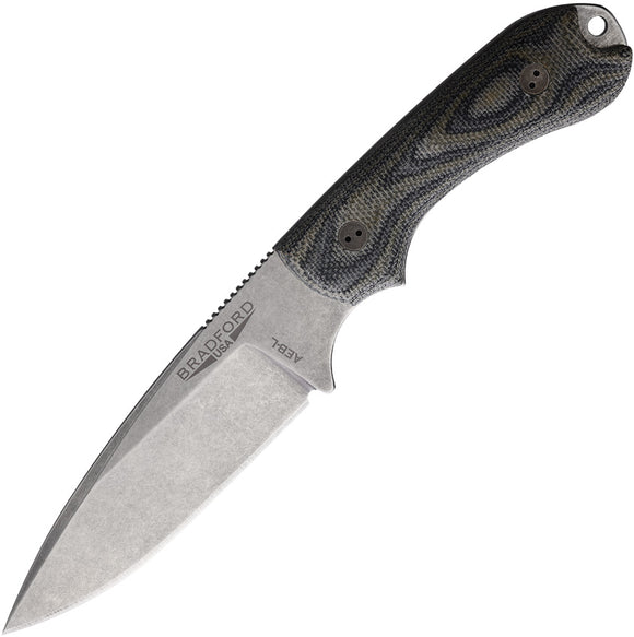 Bradford Knives Guardian 3.2 Camo Micarta AEB-L Fixed Blade Knife 32FE109A