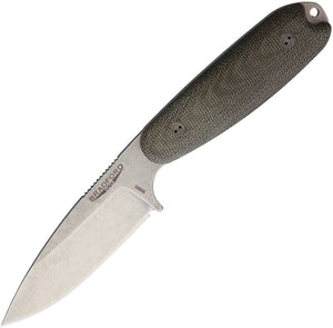 Bradford Knives Guardian 3.5" OD Green N690 Steel Fixed Hunting Knife 35S102