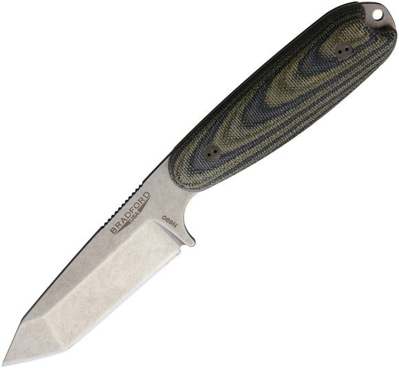 Bradford Knives Guardian 3.5 Tanto Camo Fixed Blade Knife 35T109