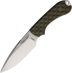 Bradford Knives Guardian 3 OD Green G10 AEB-L Steel Fixed Blade Knife 3FE002HP