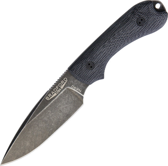 Bradford Knives Guardian 3 Nimbus 3D Black Bohler N690 Knife 3FE101N