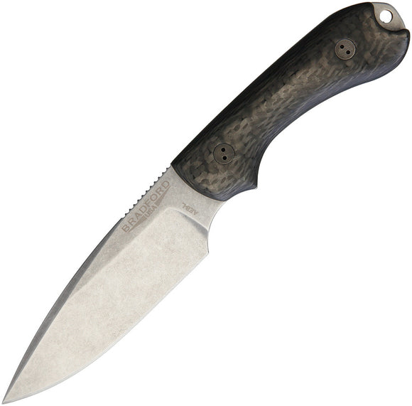 Bradford Knives Guardian 3 Carbon Fiber Knife w/ AEB-L Steel & Sheath 3FE114A