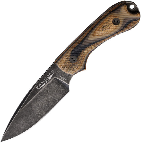 Bradford Knives Guardian 3 Camo G-Wood AEB-L Nimbus Fixed Blade Knife 3FE115NA