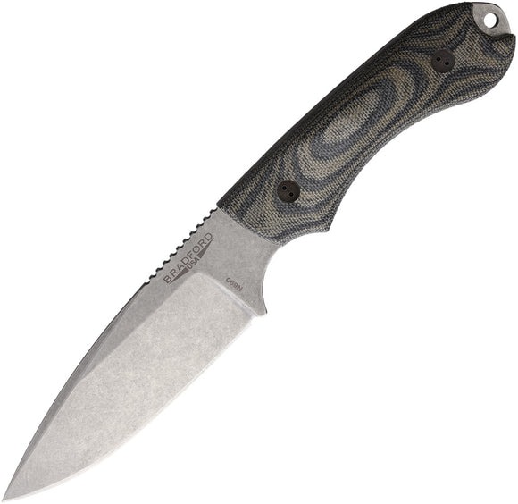 Bradford Knives Guardian 4.2 Camo Micarta Bohler N690 Fixed Blade Knife 42FE109