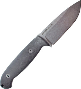 Bradford Knives Guardian 4.5 3D Black Canva Micarta Knife w/ Bohler N690 45S101