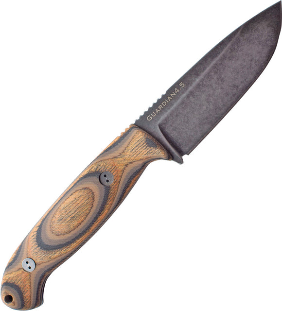 Bradford Knives Guardian 4.5 3D G-Wood Knife w/ Nimbus Bohler N690 Blade 45S115N
