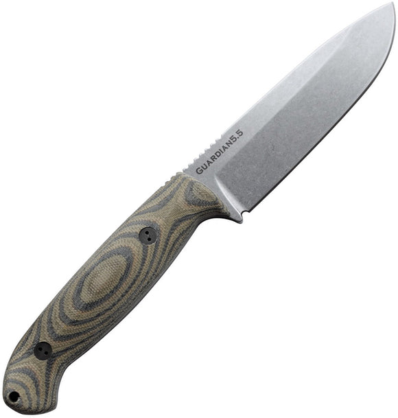 Bradford Knives Guardian 5.5 3D Camo Micarta N690 Fixed Blade Knife 55S109