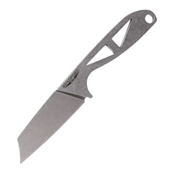 Bradford Knives G-Cleaver Fixed Blade Knife Gray Stonewash Elmax w/ Sheath GCSW