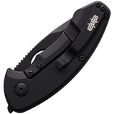 Brous Blades Silent Soldier LTD Framelock Black Titanium Folding S35VN Knife 265
