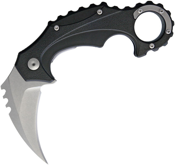 Brous Blades Enforcer Linerlock D2 Tool Steel Black Folding Knife M001S
