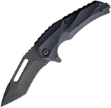 Brous Blades Reloader Linerlock Blackout Folding Knife 003b