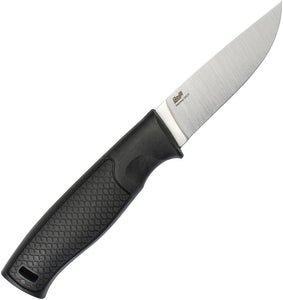 Brisa Hiker 95 Flat Grind Fixed Blade Knife + Leather Sheath 23002