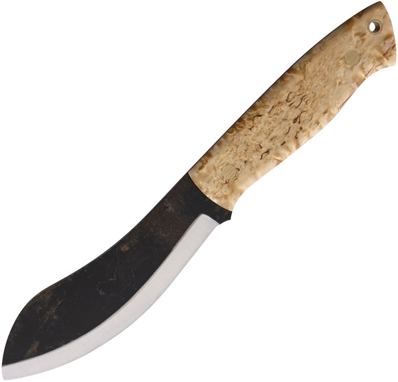 BRISA Nessmuk 125 Fixed Blade Knife Curly Birch 80CrV2 Carbon Steel Cleaver 241