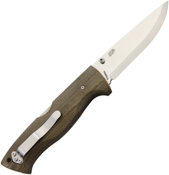 BRISA EnZo Borka 90 Lockback Green Micarta Bohler N690 Steel Folding Knife 2850