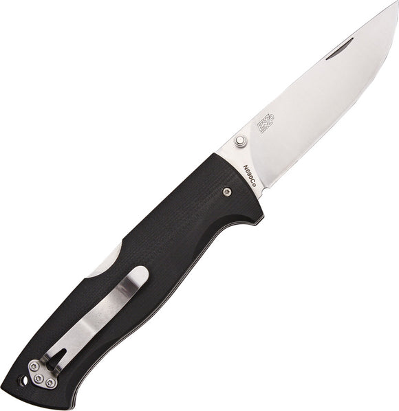 BRISA EnZo Borka 90 Lockback Black G10 N690Co Steel Folding Knife I2851