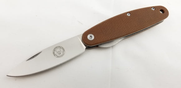 BRK Designed by ESEE Churp Linerlock Brown  Folding Pocket Knife c2