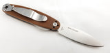 BRK Designed by ESEE Churp Linerlock Brown  Folding Pocket Knife c2