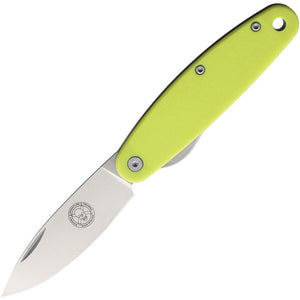ESEE Churp Pocket Knife Linerlock Yellow G10 Folding Stainless Blade C5