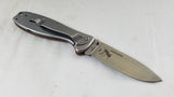 ESEE Zancudo Mosquito Framelock Folding Blade Coyote Brown Handle Knife R1CB