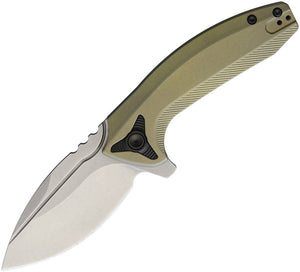 Bladerunners Systems BRS Apache Framelock OD Green Folding Knife 002od