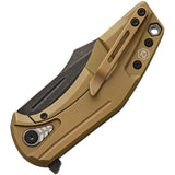 Bladerunners Systems BRS Overwatch Framelock Bronze Folding Knife 004b