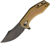 Bladerunners Systems BRS Overwatch Framelock Bronze Folding Knife 004b