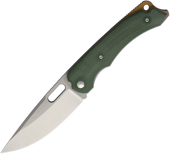 Bladerunners Systems BRS Navajo Linerlock Green Folding Knife 007g