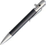 Bastion EDC Bolt Action Stainless Carbon Fiber Body Writing Ball Point Pen TN224