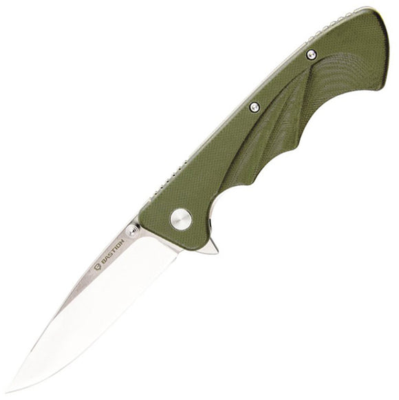 Bastion Flight OD Green G10 Folding D2 Steel Pocket Knife 235