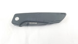 Bastion Blitz Linerlock Black Handle Blackwash Folding Knife 2401