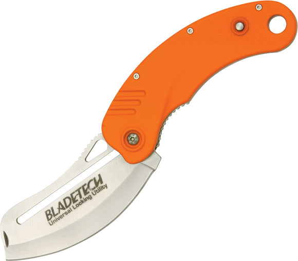 Blade Tech Orange Handle Folding ULU Knife AUS-8  17PEOR