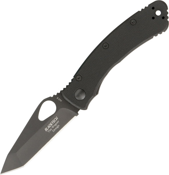 Blade Tech Katana Lite Black Linerlock Tim Wegner AUS-8 Folding Knife 19BBPEBK
