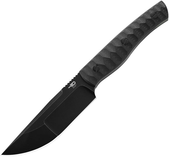 Bestech Knives Heidi Blacksmith 2 Carbon Fiber S35VN Fixed Blade Knife KF04B