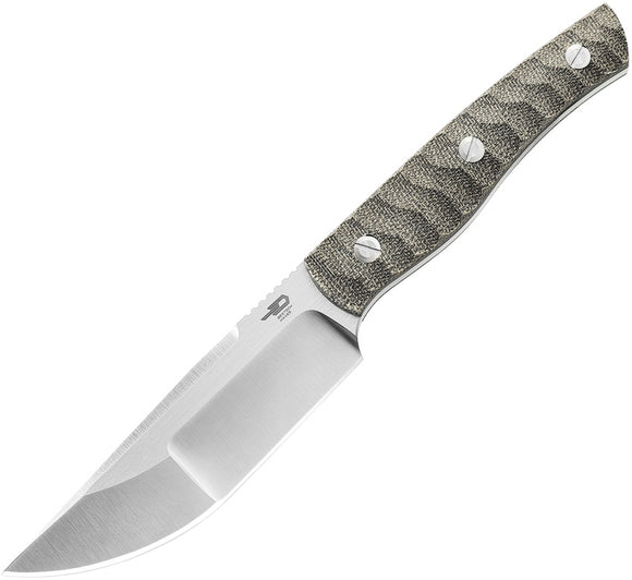 Bestech Knives Heidi Blacksmith 2 Green Micarta S35VN Fixed Blade Knife KF04C