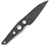 Bestech Knives VK-Core Black Stonewash 14C28N Fixed Blade Knife w/ Sheath F05B