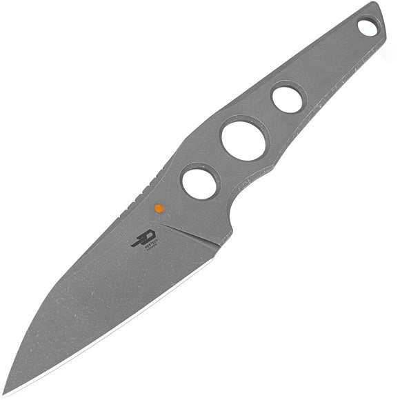 Bestech Knives VK-Core Dark Stonewash 14C28N Fixed Blade Knife w/ Sheath F05C