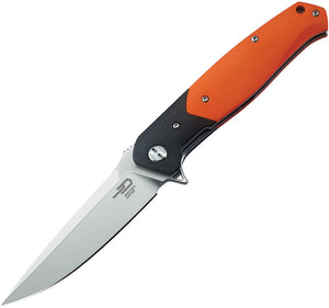 Bestech Knives Swordfish Linerlock Orange G10 Handle Folding Blade Knife G03C