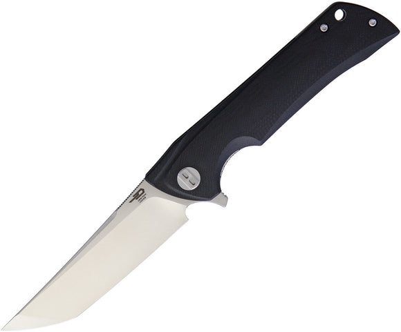 Bestech Knives Paladin Linerlock Black G10 Folding D2 Steel Tanto Knife G16A1