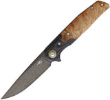 Bestech Knives Ascot Linerlock G10/Wood Folding Knife kg19e