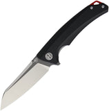 Bestech Knives Texel Linerlock Black G10 Folding D2 Steel Pocket Knife G21A2