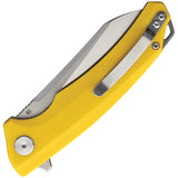 Bestech Knives Texel Linerlock Yellow G10 Folding D2 Steel Pocket Knife G21C1