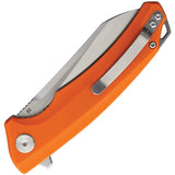 Bestech Knives Texel Linerlock Orange G10 Folding D2 Steel Pocket Knife G21D1