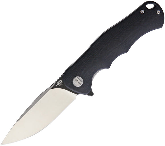 Bestech Knives Bobcat Linerlock Black G10 Folding D2 Steel Pocket Knife G22A2