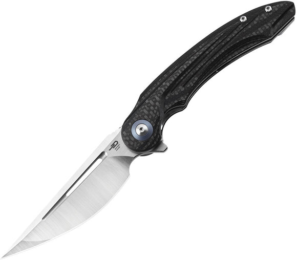 Bestech Knives Irida Linerlock Carbon Fiber & G10 Folding Knife cf g25d
