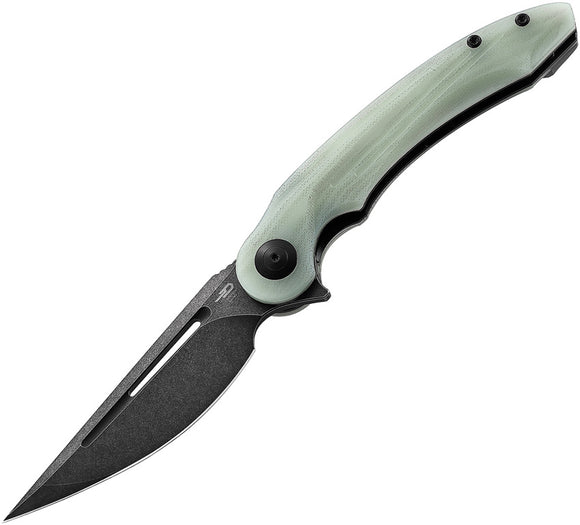 Bestech Irida Linerlock Jade G10 Folding Sandvik 14C28N Pocket Knife G25G