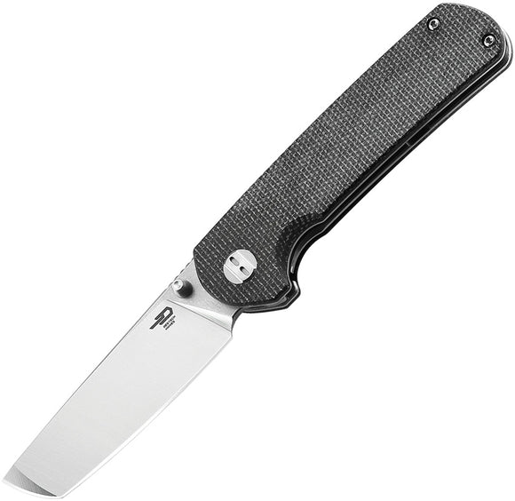 Bestech Knives Sledgehammer Black Micarta Handle D2 Stonewash Folding Knife G31C