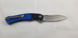 Bestech Knives Penguin Linerlock Blue Folding Pocket Knife 32b