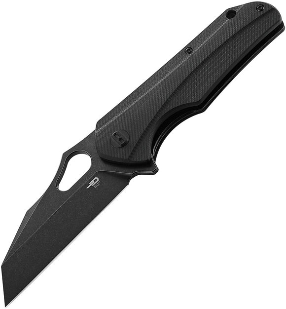 Bestech Knives Operator Linerlock Black G10 Folding D2 Steel Pocket Knife G36B