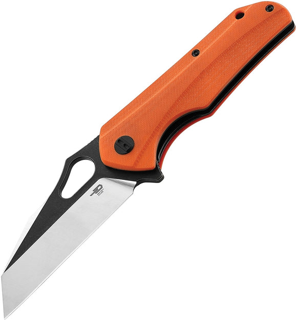 Bestech Knives Operator Linerlock Orange G10 Folding D2 Steel Pocket Knife G36D